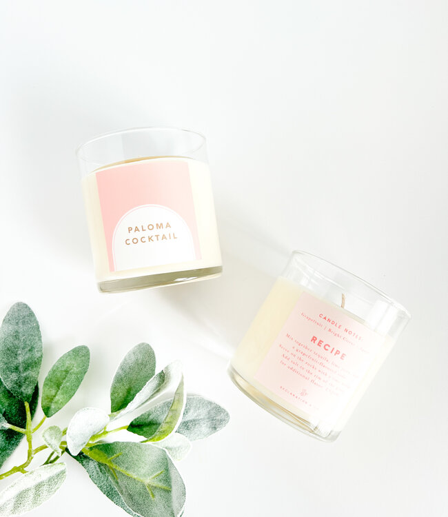 Declaration & Co. Paloma Clear Glass Candle