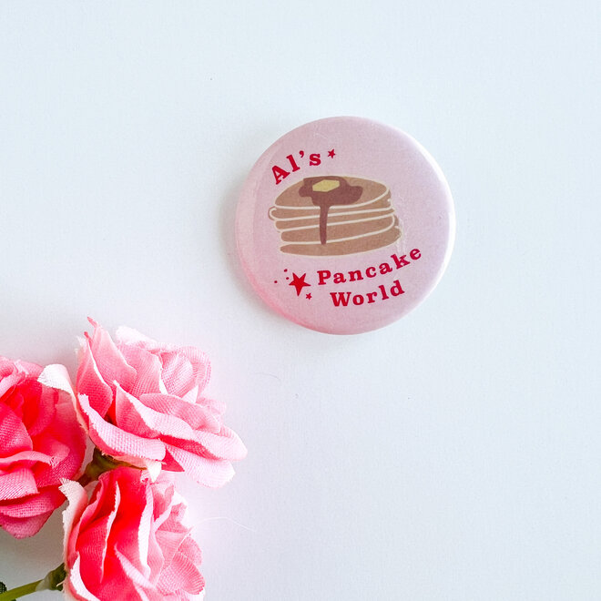 Al's Pancake World Button