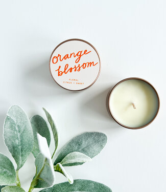 Declaration & Co. Orange Blossom Tiny Tin Candle