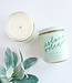 Declaration & Co. Island Getaway Script Candle