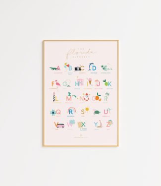 Declaration & Co. D&Co. 11x14 Print - Florida Alphabet