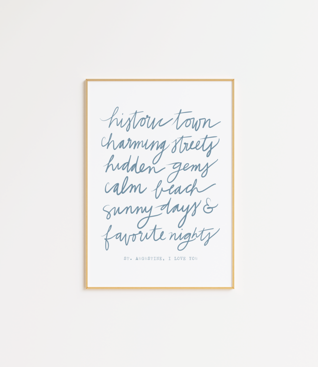 Declaration & Co. 8x10 Print - Historic Town Script