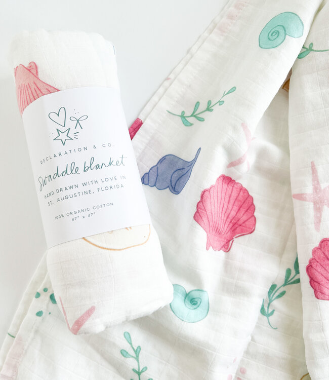 Declaration & Co. Seashell Swaddle