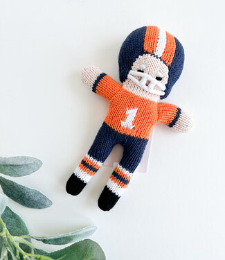 Declaration & Co. Football Player Knit Doll - Small