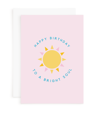 Declaration & Co. Happy Birthday Card - Bright Soul