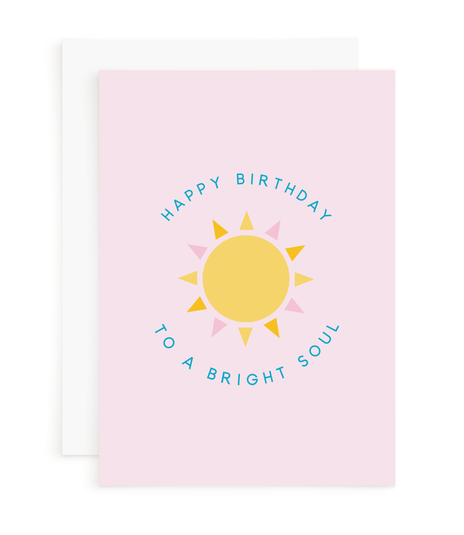 Declaration & Co. Happy Birthday Card - Bright Soul
