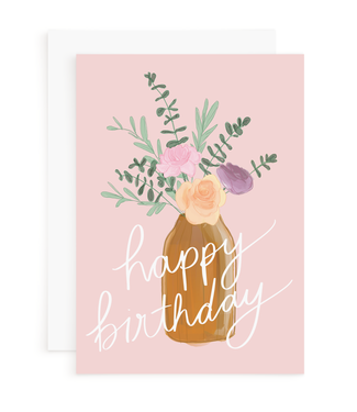 Declaration & Co. Happy Birthday Card - Flowers