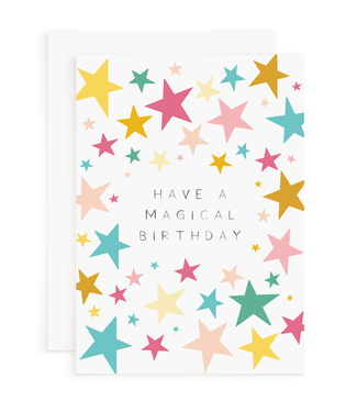 Declaration & Co. Happy Birthday Card - Magical Stars