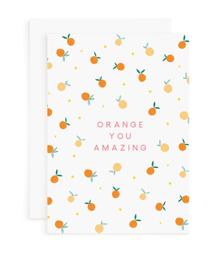 Declaration & Co. Just Because Card - Orange you Amazing