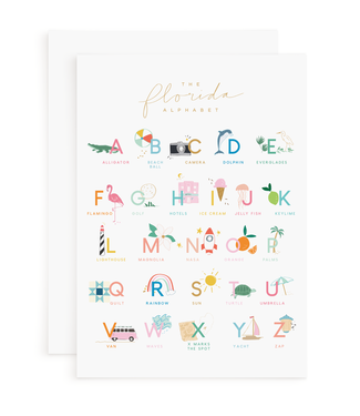 Declaration & Co. Baby Card - FL Alphabet