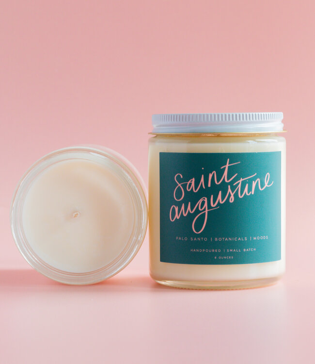 Declaration & Co. Saint Augustine Script Candle