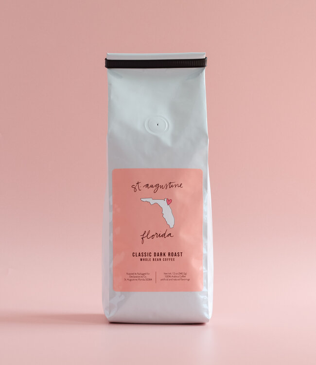 Declaration & Co. Saint Augustine Dark Roast Coffee Whole Bean