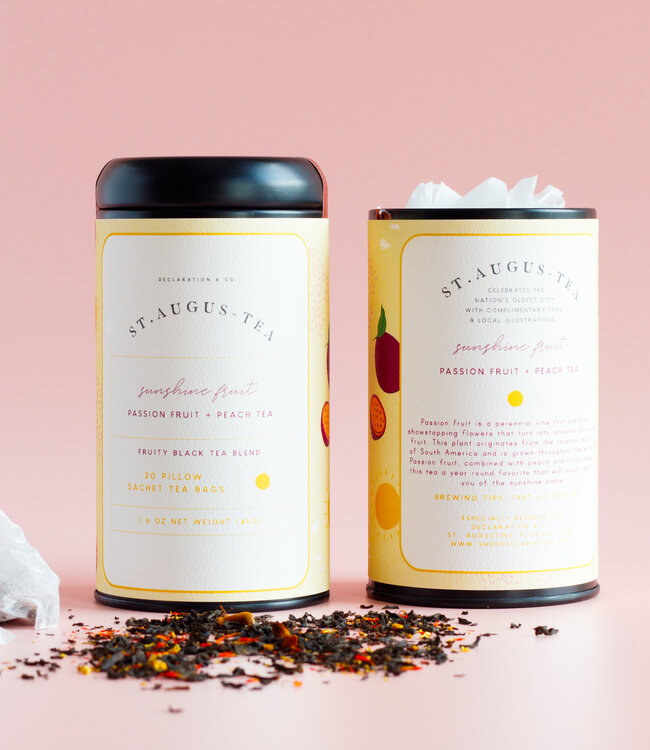 Declaration & Co. St. Augus-Tea Passion Fruit Peach