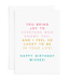 Declaration & Co. Happy Birthday Card - Bring Joy