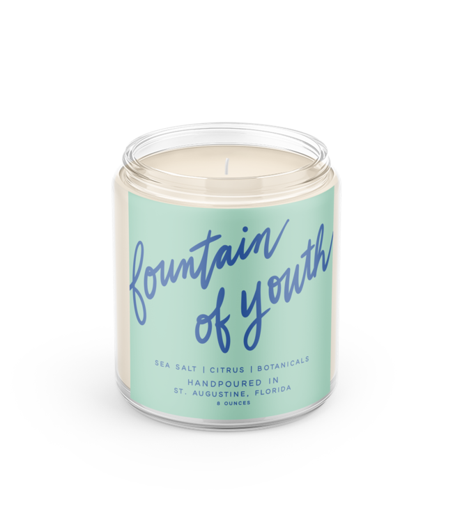 Fountain of Youth Script Candle