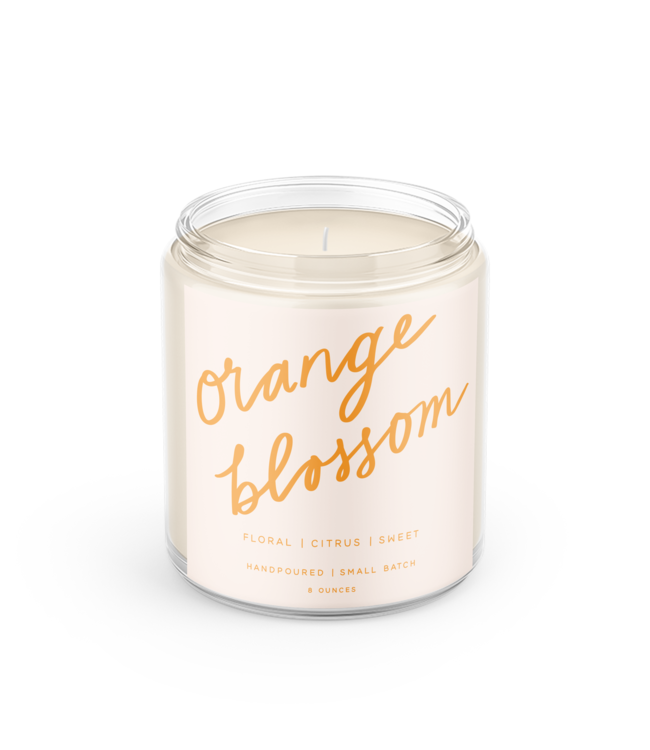 Declaration & Co. Orange Blossom Script Candle