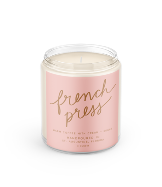 Declaration & Co. French Press Script Candle