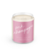 Declaration & Co. Pink Champagne Script Candle