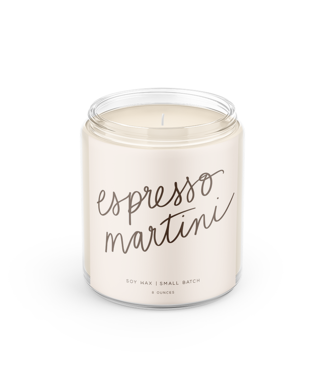 Declaration & Co. Espresso Martini Script Candle