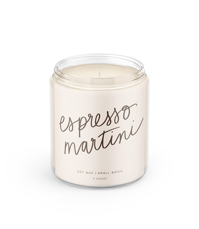 Declaration & Co. Espresso Martini Script Candle