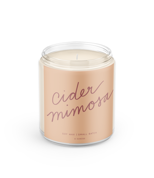 Declaration & Co. Cider Mimosa Script Candle