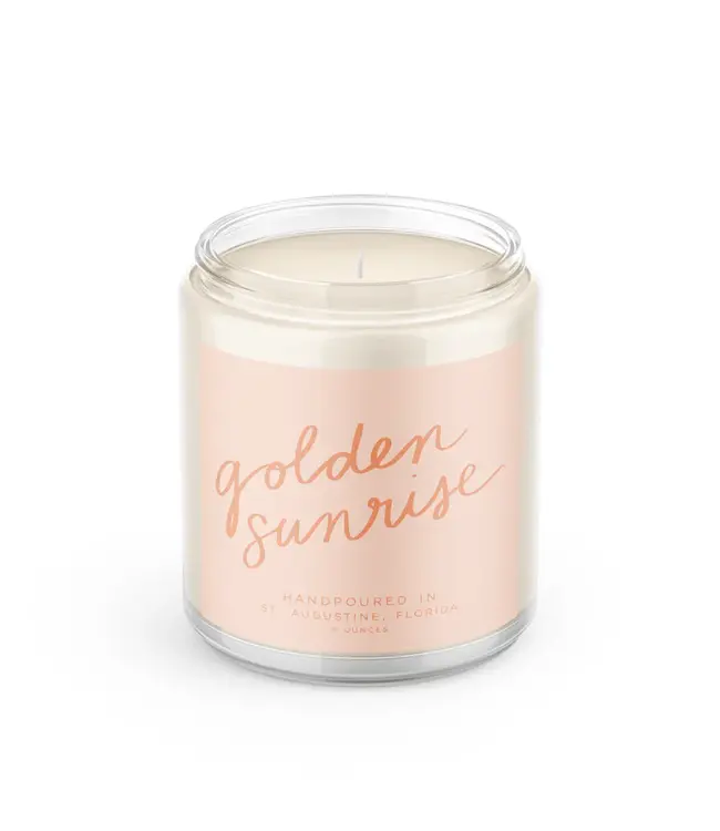 Declaration & Co. Golden Sunrise  Script Candle