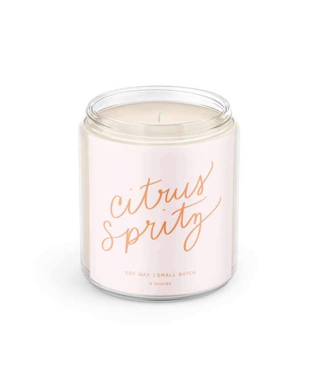Declaration & Co. Citrus Spritz Script Candle
