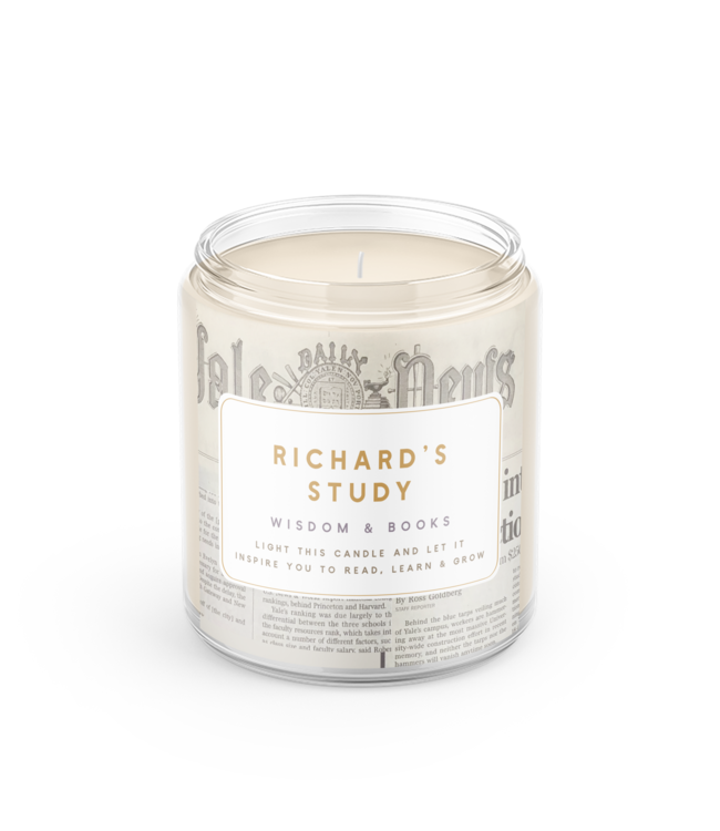 Declaration & Co. Gilmore Candle Collection - Richard's Study