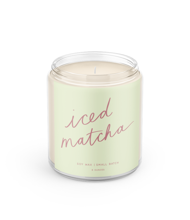 Declaration & Co. Iced Matcha Script Candle