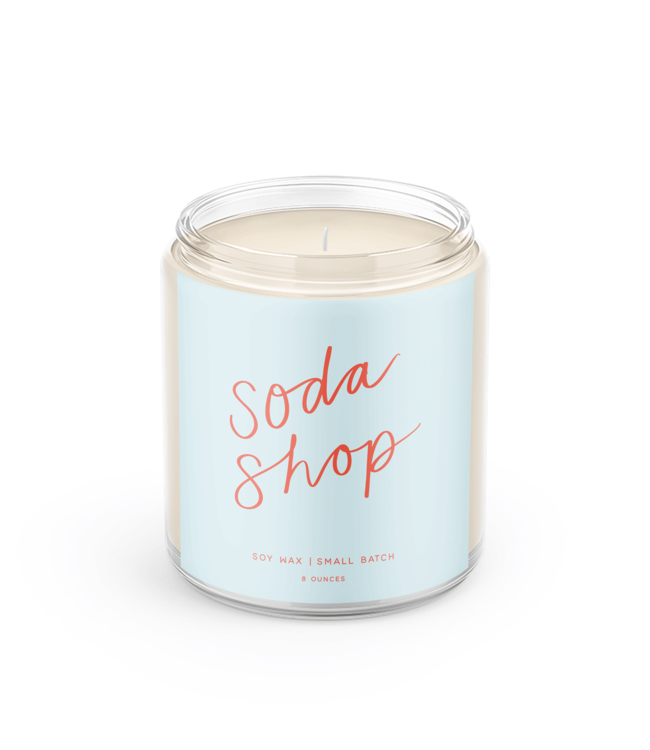 Declaration & Co. Soda Shop Script Candle