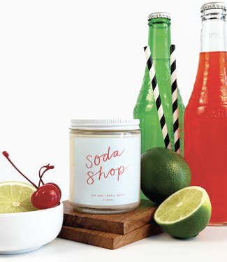 Declaration & Co. Soda Shop Script Candle
