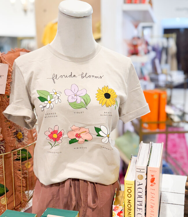 Declaration & Co. Florida Blooms Graphic Tee