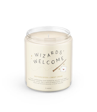 Declaration & Co. Wizards' Welcome Script Candle