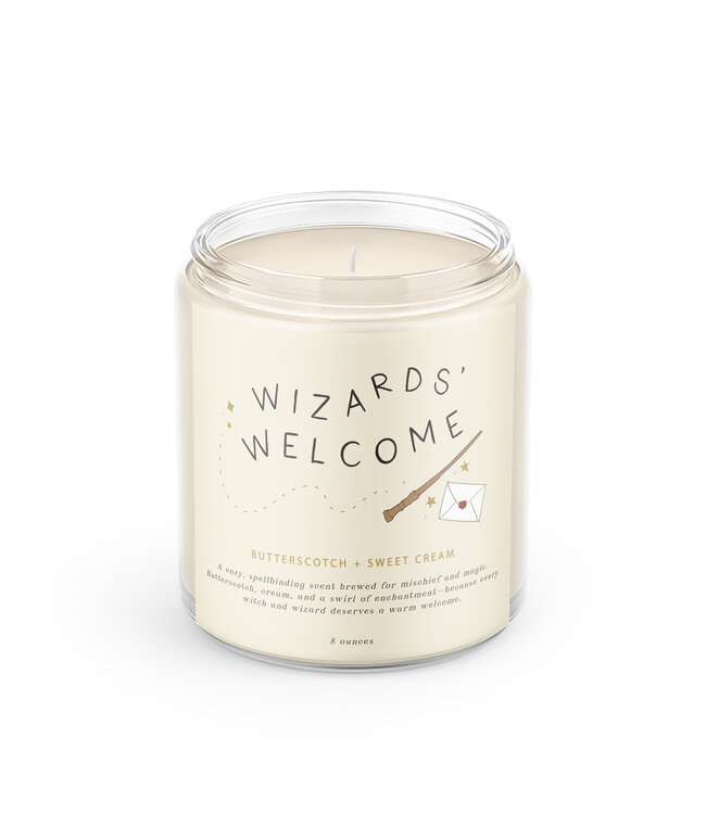 Declaration & Co. Wizards' Welcome Script Candle