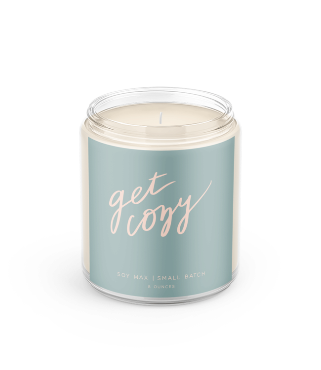 Declaration & Co. Get Cozy Script Candle