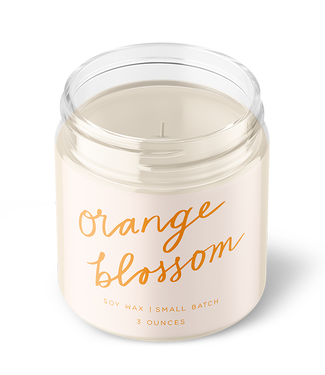 Declaration & Co. Petite Orange Blossom Script Candle