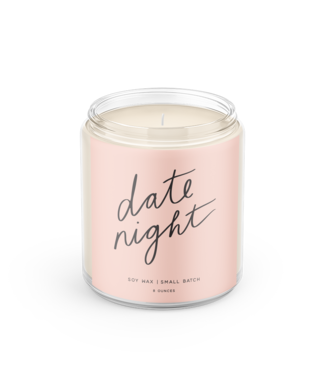 Declaration & Co. Date Night Script Candle