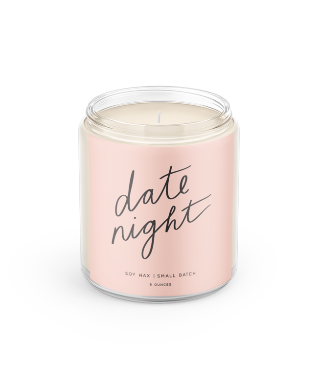 Declaration & Co. Date Night Script Candle
