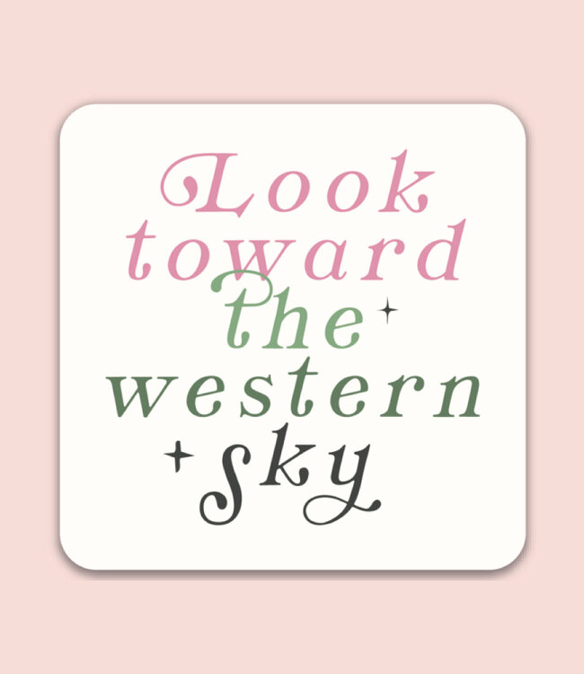 Declaration & Co. Western Sky Sticker