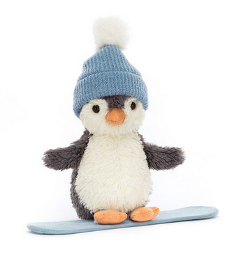 Declaration & Co. Jellycat Peanut Penguin Snowboarding Small