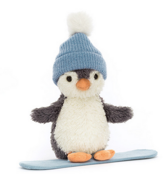 Declaration & Co. Jellycat Peanut Penguin Snowboarding Small