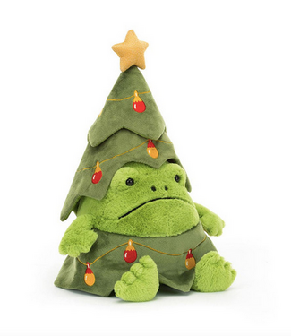 Declaration & Co. Jellycat Christmas Tree Ricky Rain Frog