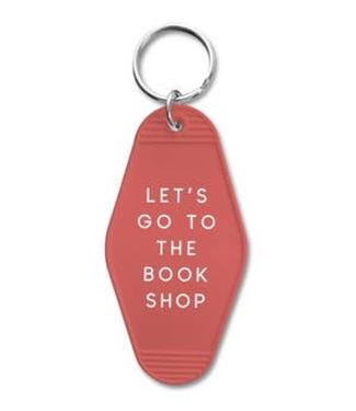 Declaration & Co. Motel Keychain: Let's Go To The Bookshop