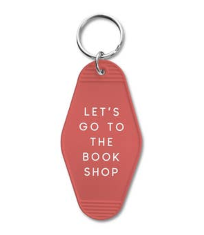 Declaration & Co. Motel Keychain: Let's Go To The Bookshop