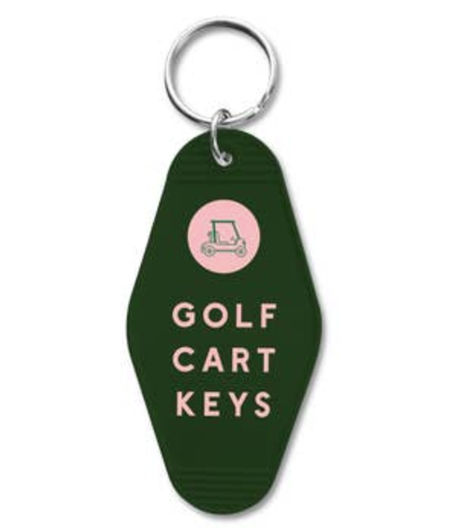 Declaration & Co. Motel Keychain: Golf Cart Keys