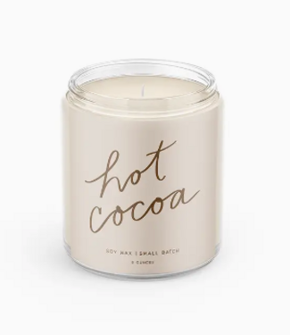 Declaration & Co. Hot Cocoa Script Candle