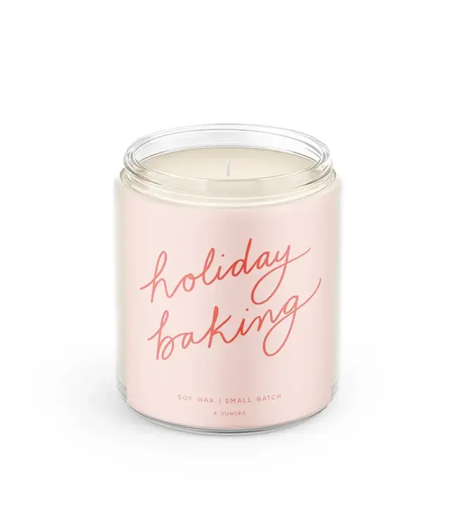 Declaration & Co. Holiday Baking Script Candle