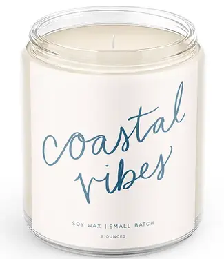 Declaration & Co. Coastal Vibes Script Candle