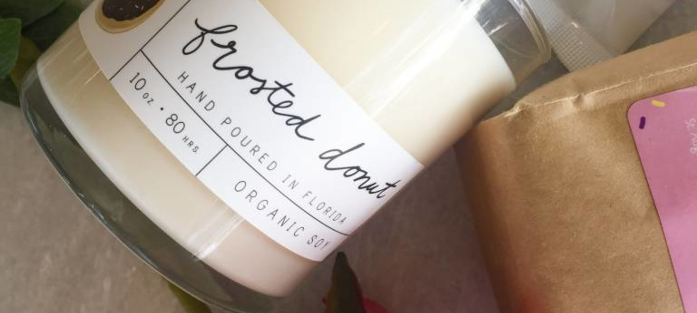 New Product | Frosted Donut Candle