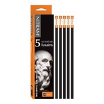 NITRAM NITRAM ACADEMIE FUSAINS CHARCOAL 5MM HB